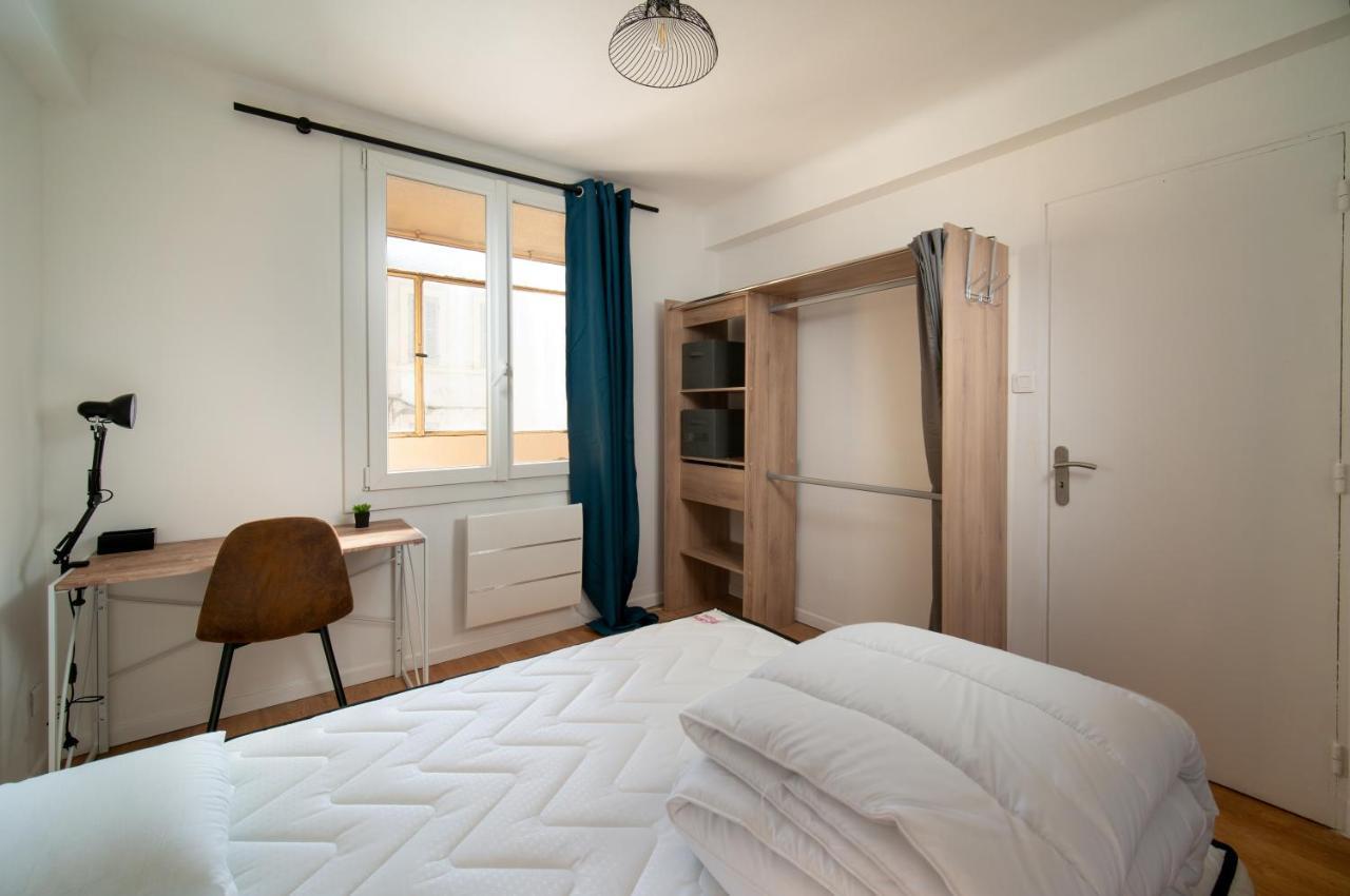 Grand Appartement 3 Chambres Avec Clim Et Balcon Marsilia Exterior foto