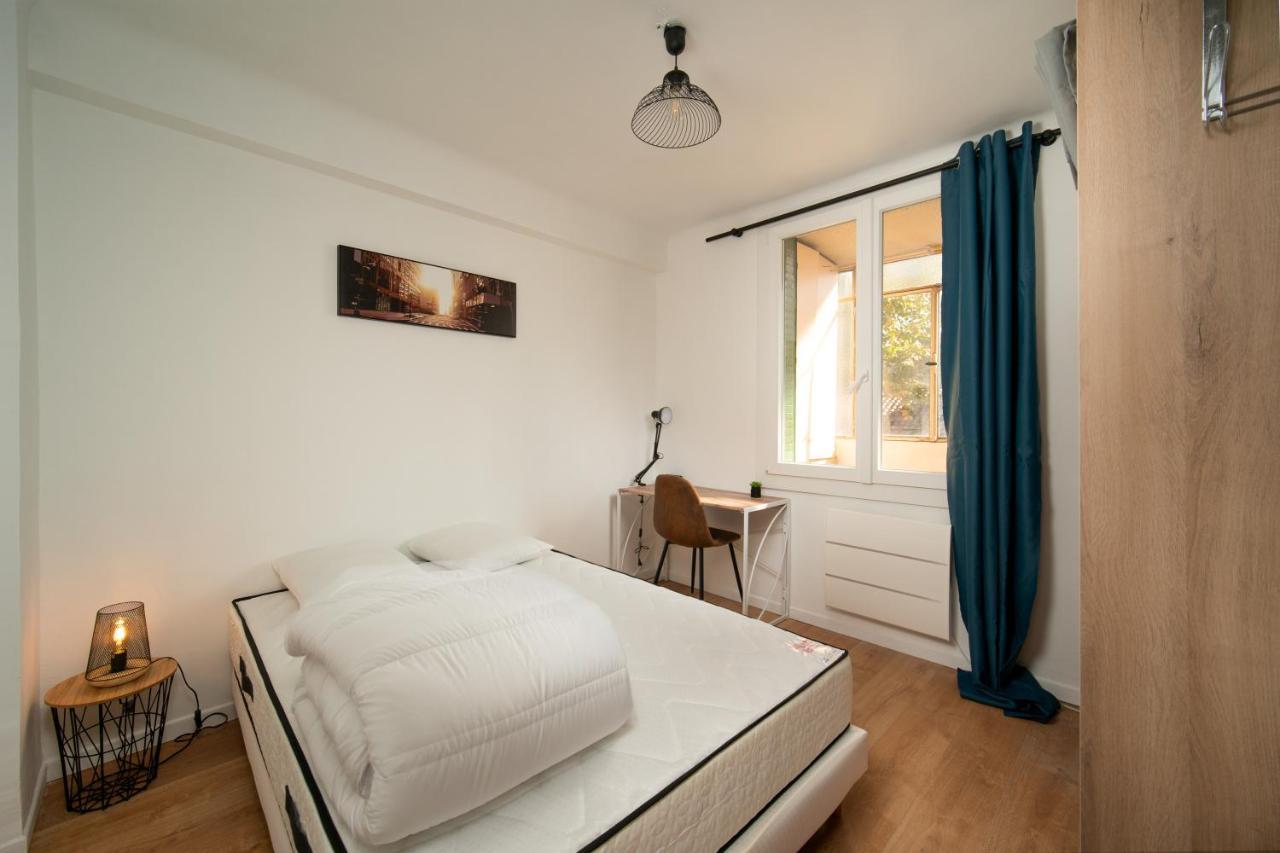 Grand Appartement 3 Chambres Avec Clim Et Balcon Marsilia Exterior foto
